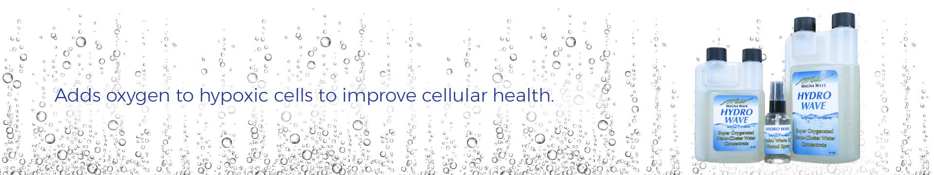 Adds oxygen to hypoxic cells to improve cellular health.