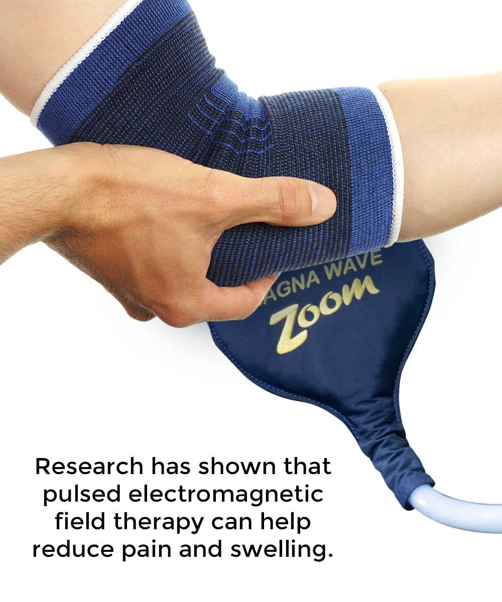 Research has shown that pulsed electromagnetic field therapy can help reduce pain and swelling.