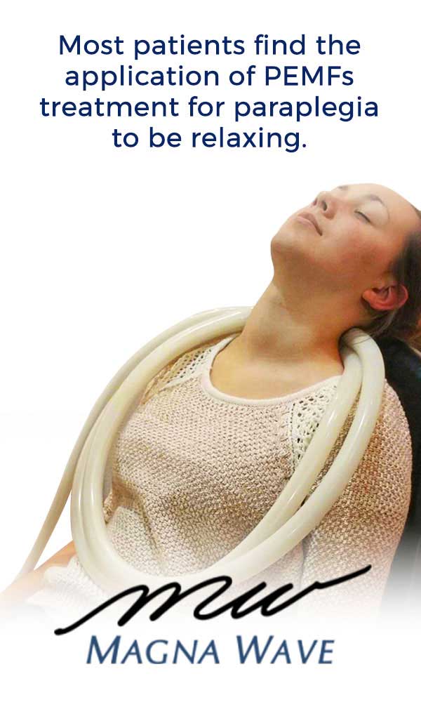 Most patients find the application of PEMFs treatment for paraplegia to be relaxing