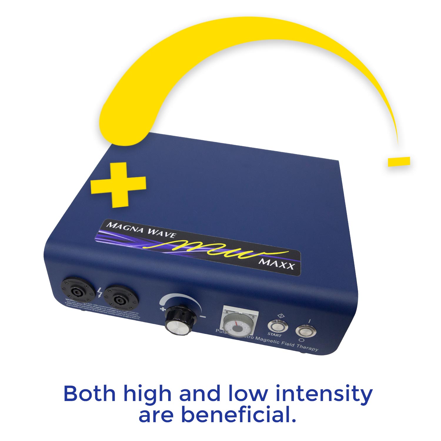 Both high and low intensity are beneficial.