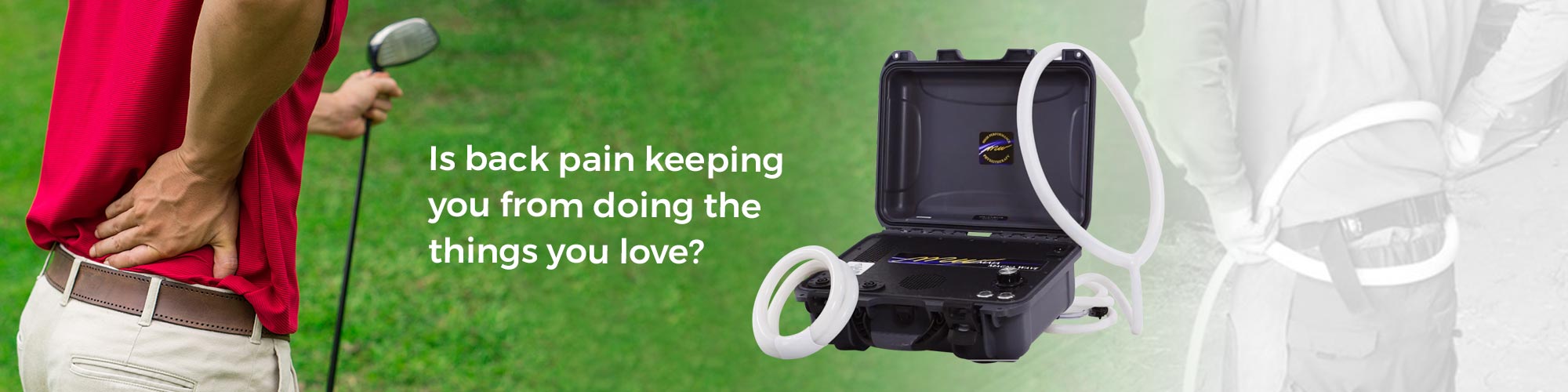 Is back pain keeping you from doing the things you love?