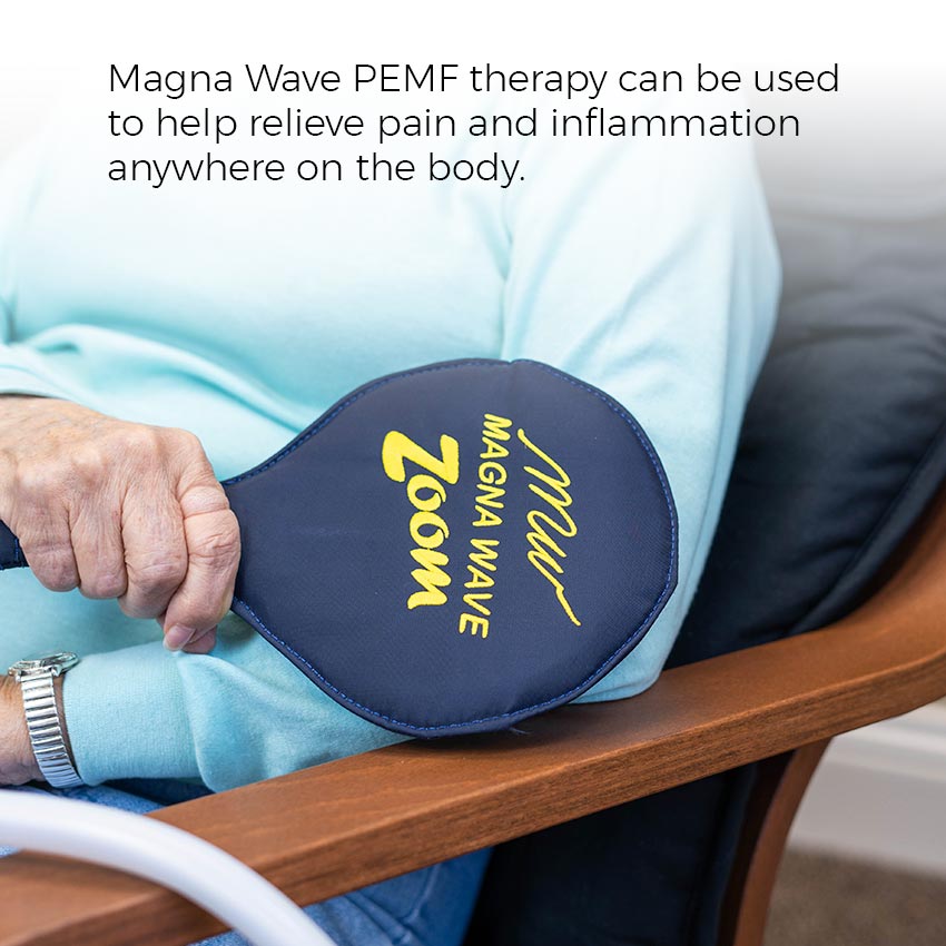 Magna Wave PEMF therapy can be used to help relieve pain and inflammation anywhere on the body.