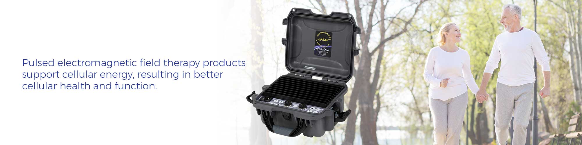 Pulsed electromagnetic field therapy products support cellular energy, resulting in better cellular health and function.
