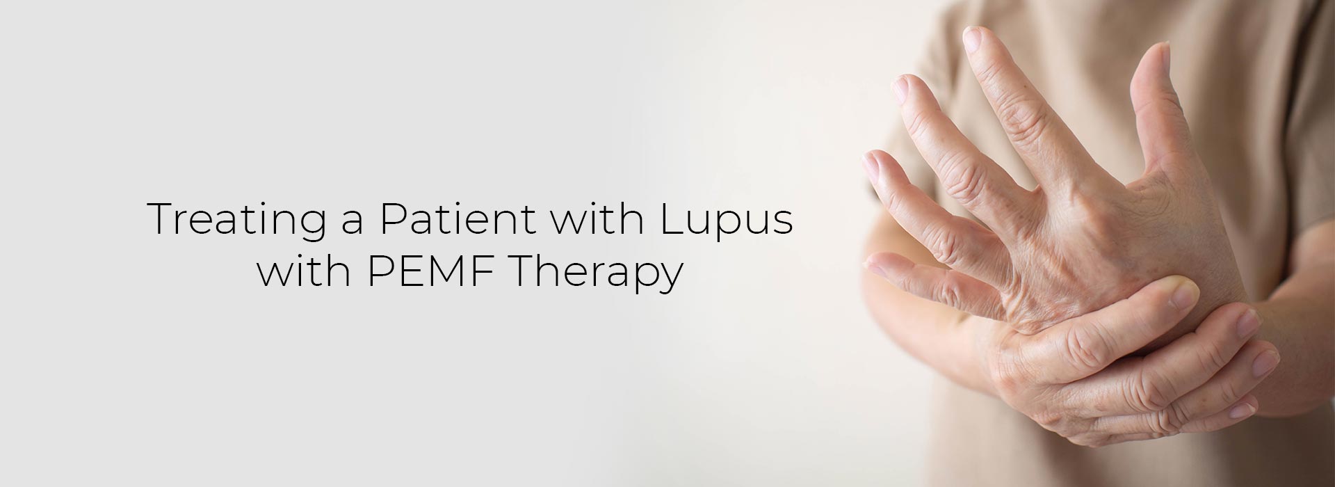 Treating a Patient with Lupus with PEMF Therapy