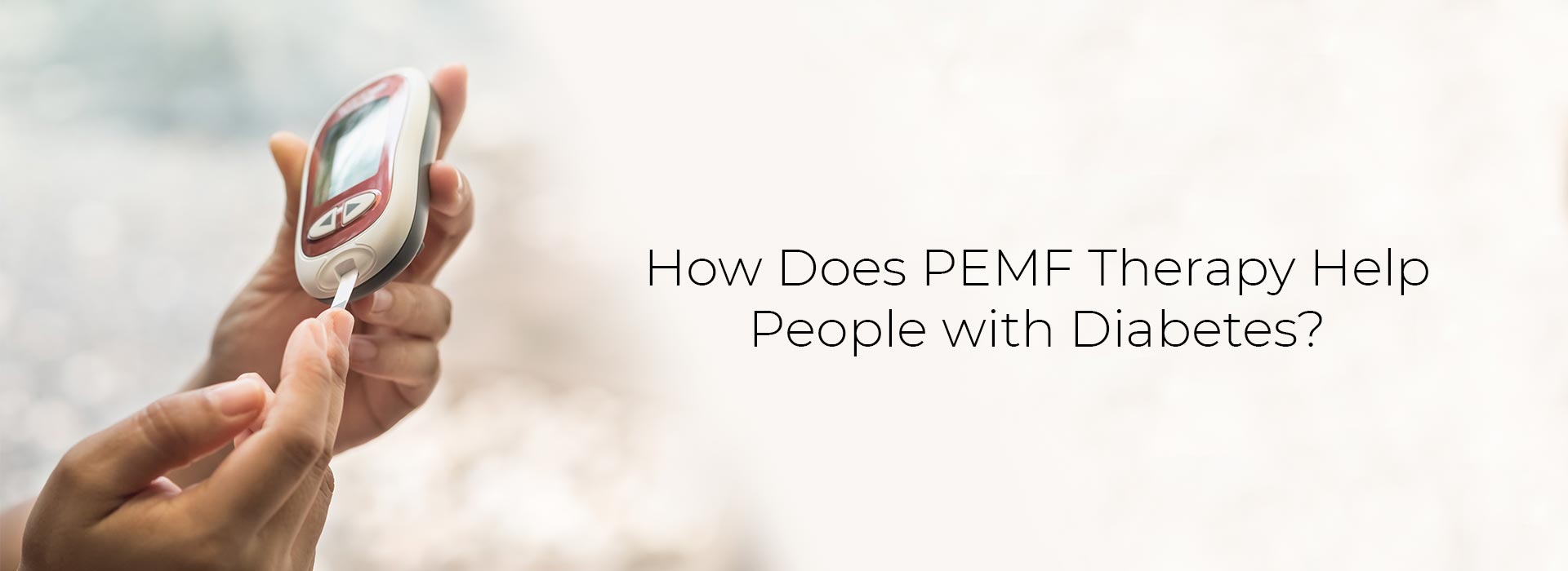 How Does PEMF Therapy Help People with Diabetes?